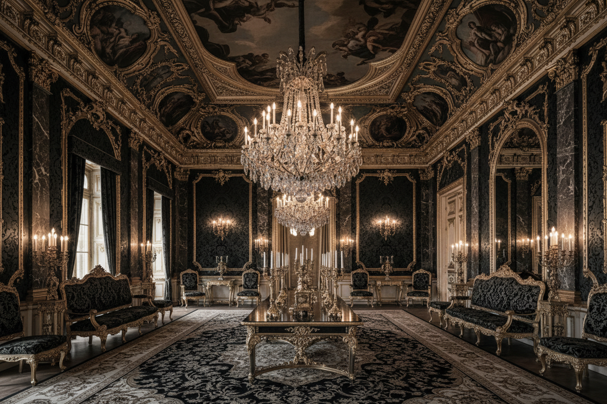 Luxury Crystal Chandelier – Royal Palace Interior