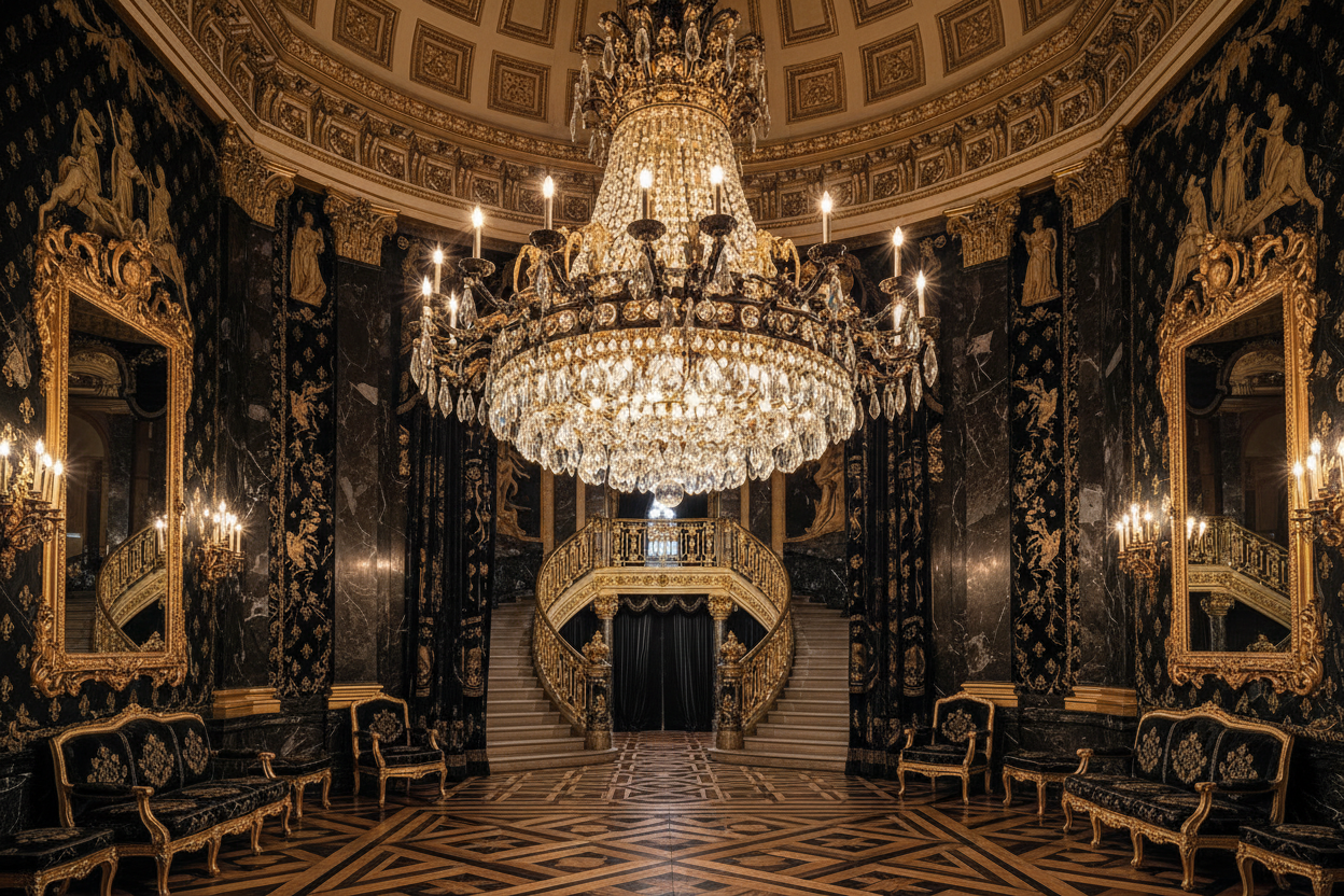 Luxury Crystal Chandelier – Royal Palace Interior